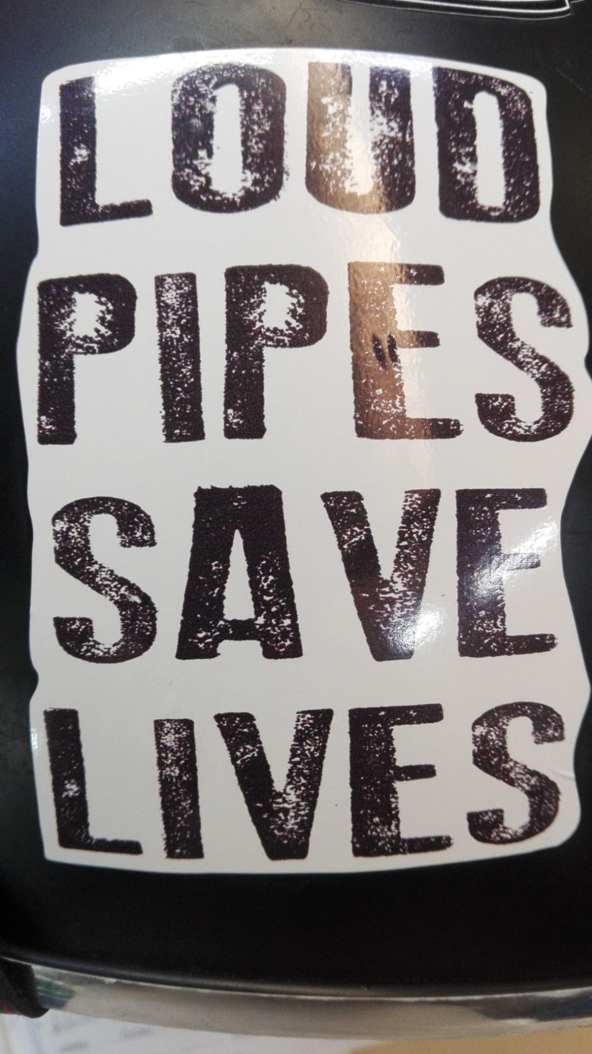 Loud Pipes Save Lives by Jennifer Giacalone